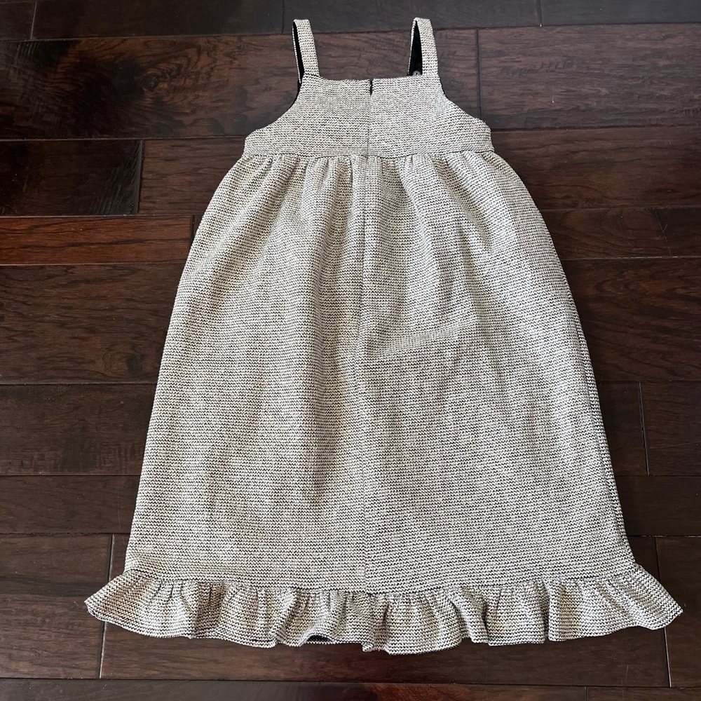 Take Note Metallic Tweed Ruffled Jumper; Size 14 - Picture 3 of 11